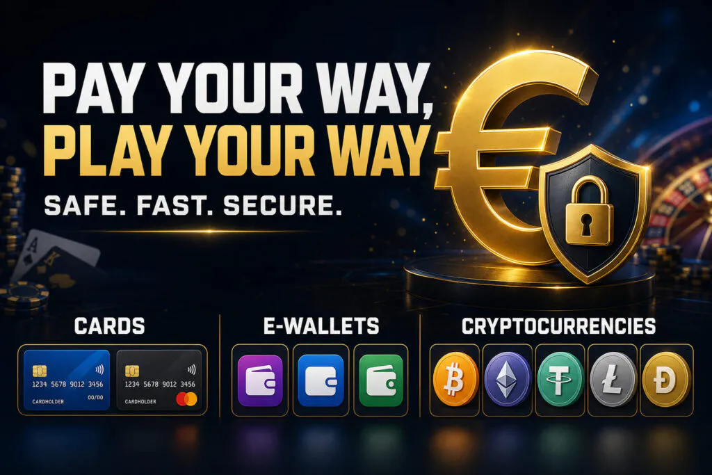 Deposit and withdrawal methods at N1Bet Casino payments page in Germany - n1bett-de.com